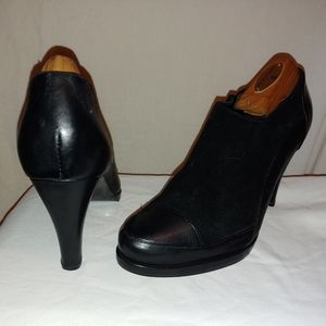 BZ Banfi Zambrelli Tammy Black Suede/Leather Boots